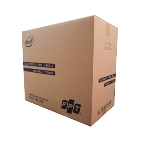 Plain corrugated shipping box