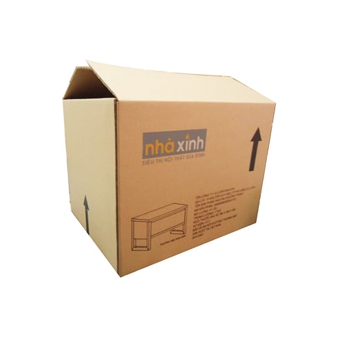 Standard brown cardboard box